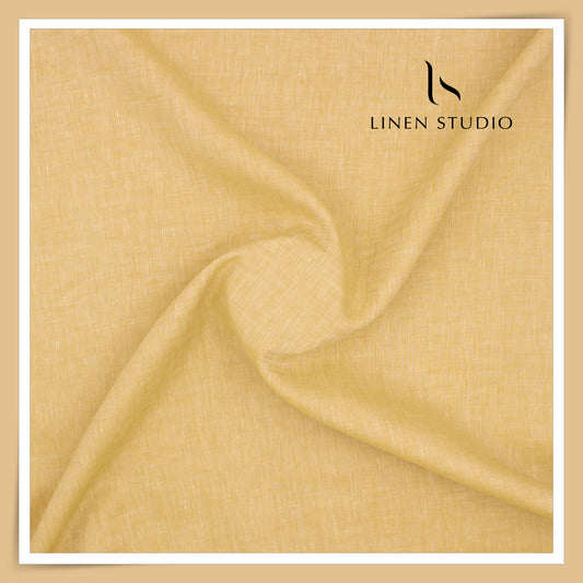 80 Lea Premium Shirting by Burgoyne - Golden Yellow (NEW)