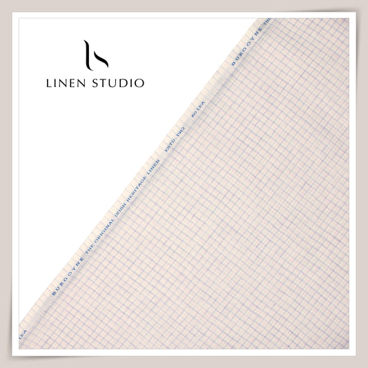 80 Lea Pure Linen Premium Shirting by Burgoyne - 13090/01 (NEW)