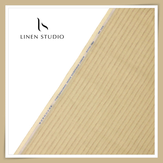 80 Lea Pure Linen Premium Shirting by Burgoyne - 13573/01 (NEW)