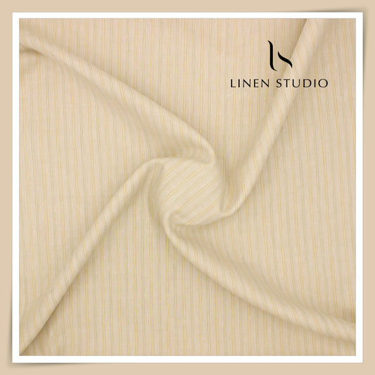 80 Lea Pure Linen Premium Shirting by Burgoyne - 13652/01 (NEW)