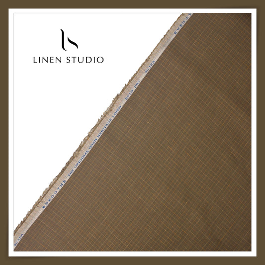 80 Lea Pure Linen Premium Shirting by Burgoyne - 13722/01 (NEW)
