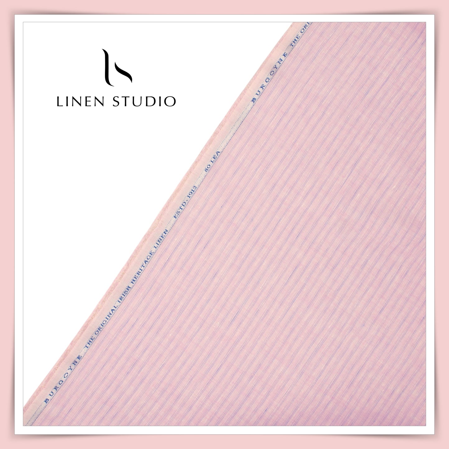 80 Lea Pure Linen Premium Shirting by Burgoyne - 13744/03 (NEW)