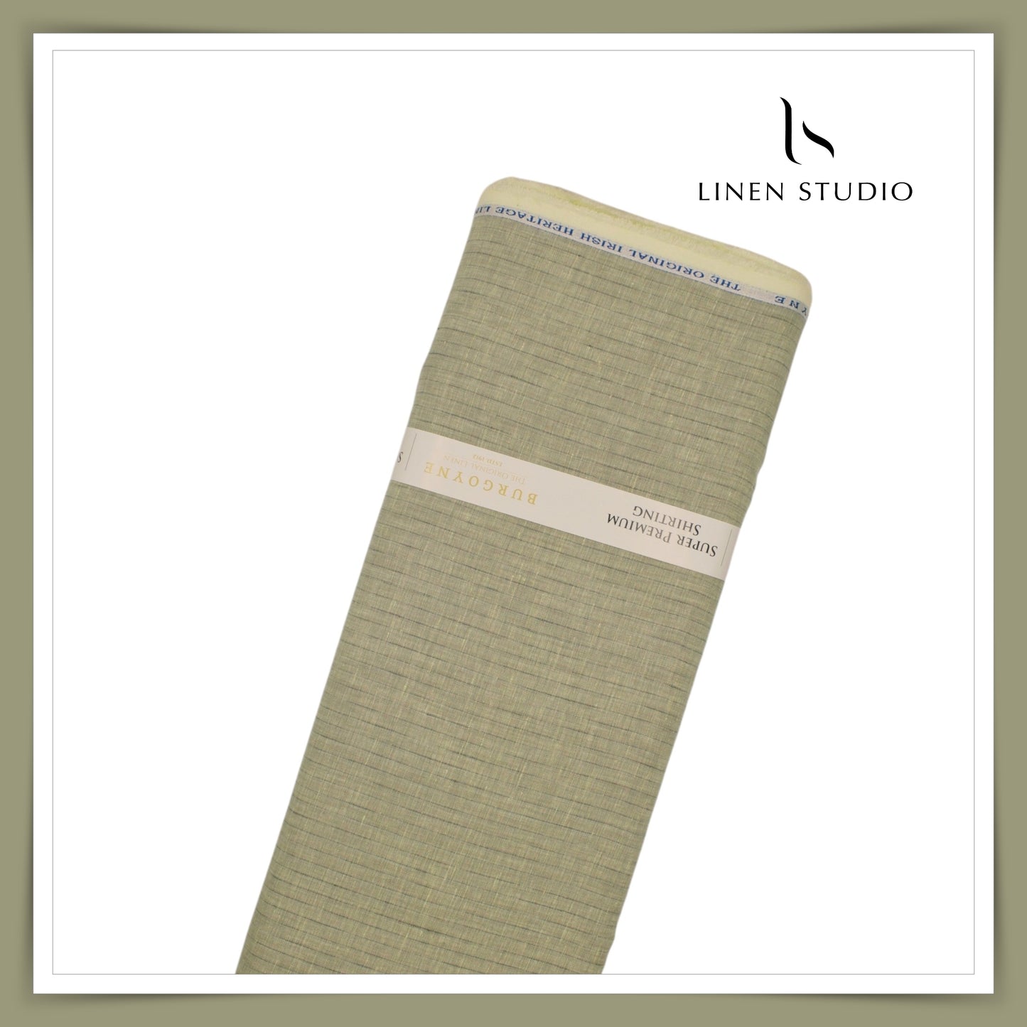 80 Lea Pure Linen Premium Shirting by Burgoyne - 13756/   (NEW)