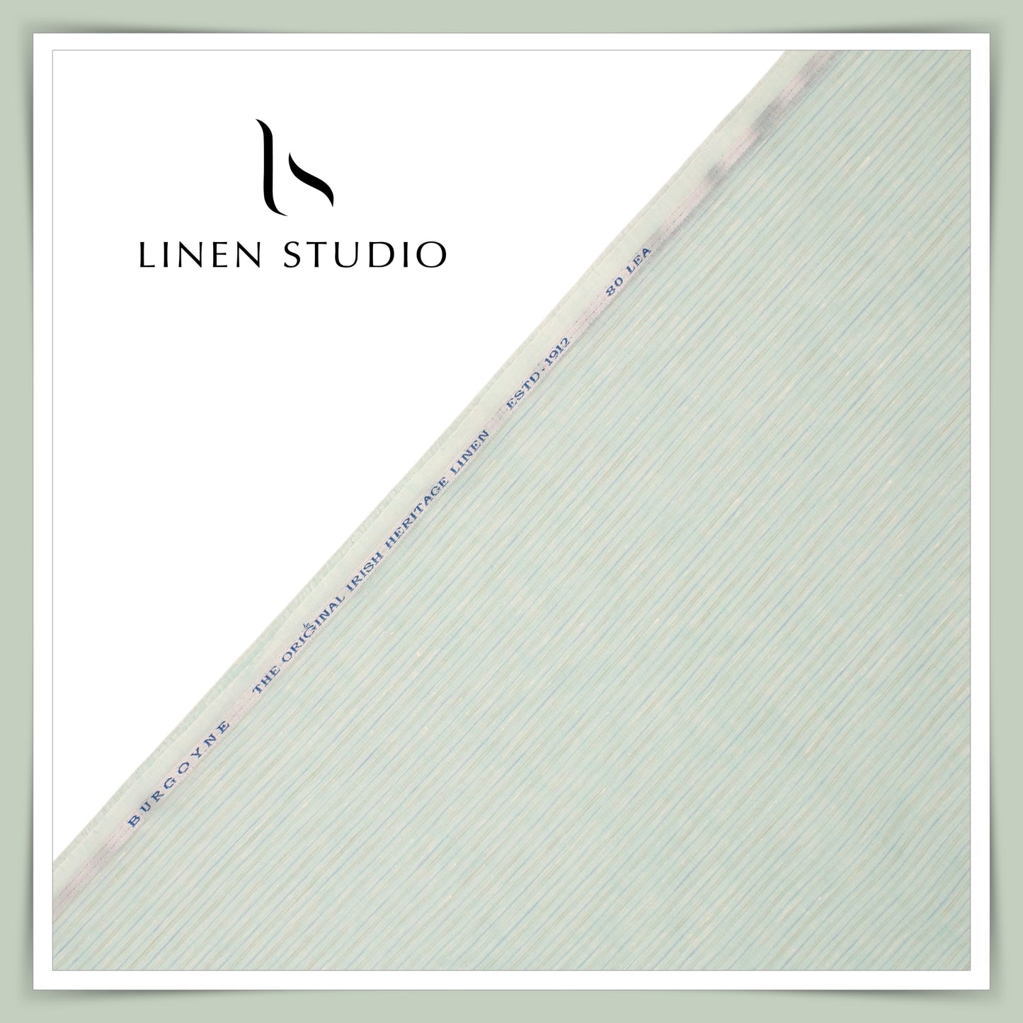 80 Lea Pure Linen Premium Shirting by Burgoyne - 13787/06 (NEW)