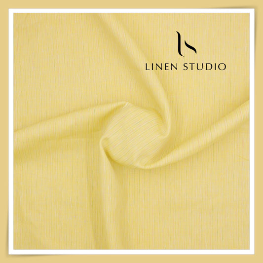 80 Lea Pure Linen Premium Shirting by Burgoyne - 14000/03 (Zoom In) (NEW)