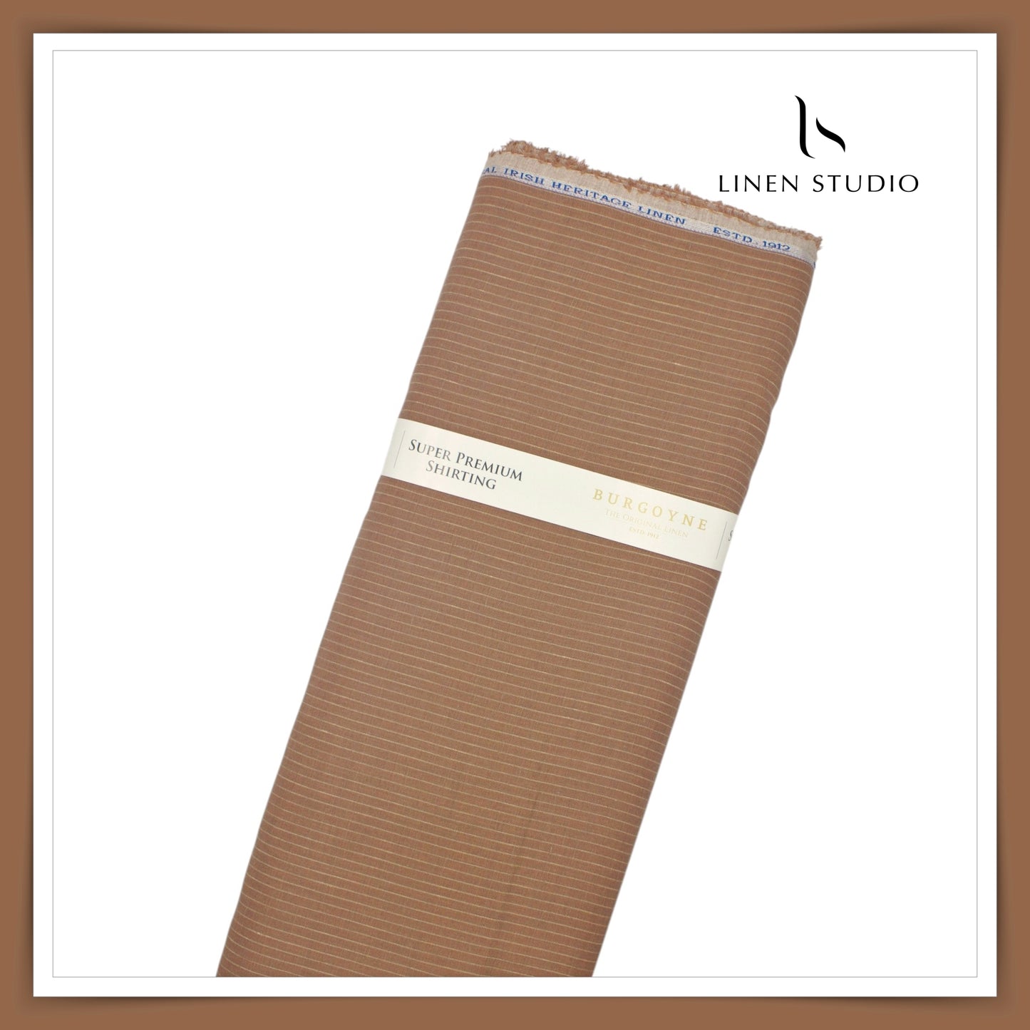 80 Lea Pure Linen Premium Shirting by Burgoyne - 14024/01 (NEW)