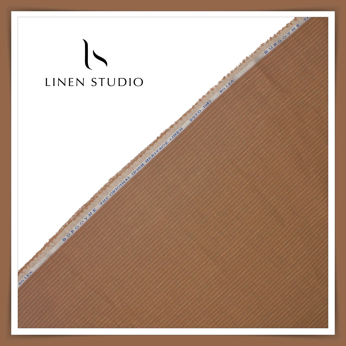 80 Lea Pure Linen Premium Shirting by Burgoyne - 14024/01 (NEW)