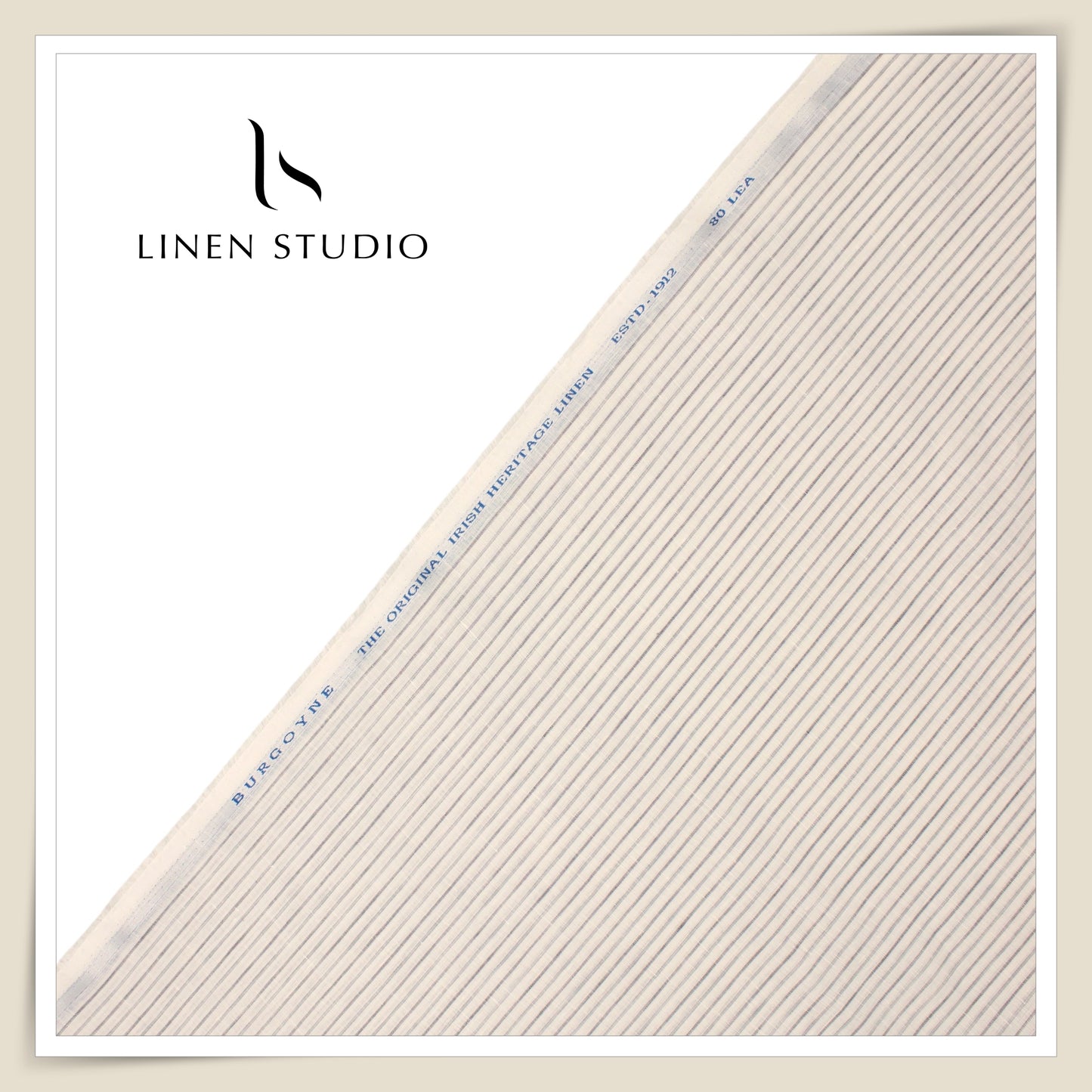 80 Lea Pure Linen Premium Shirting by Burgoyne - 14032/01 (NEW)