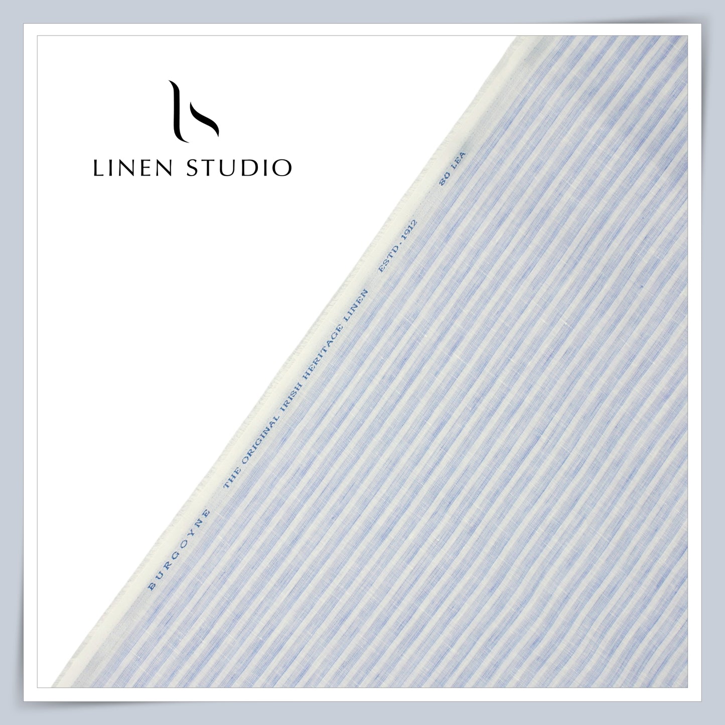 80 Lea Pure Linen Premium Shirting by Burgoyne - 14040/02 (NEW)