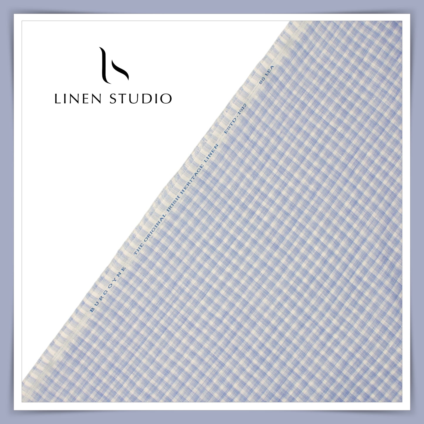 80 Lea Pure Linen Premium Shirting by Burgoyne - 14041/01 (NEW)