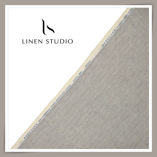 80 Lea Pure Linen Premium Shirting by Burgoyne - 14092/01 (Zoom In) (NEW)