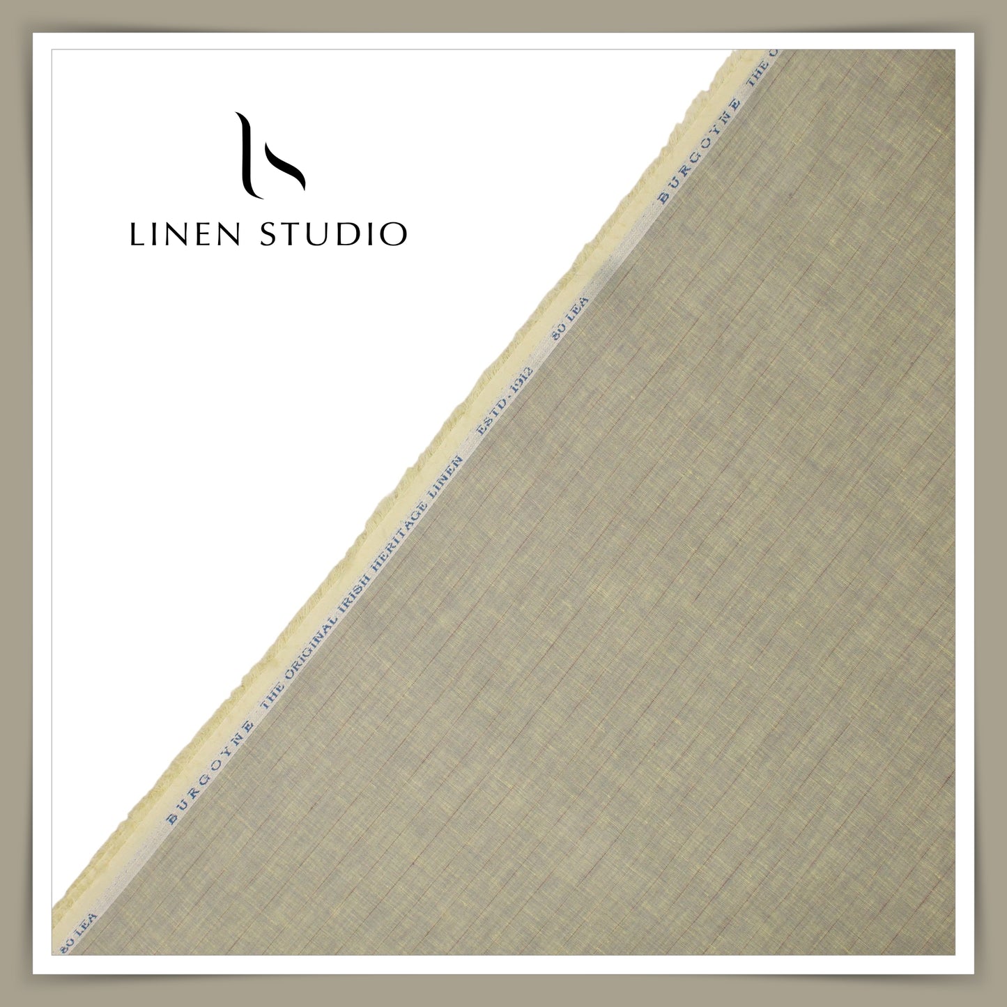 80 Lea Pure Linen Premium Shirting by Burgoyne - 14092/04 (NEW)
