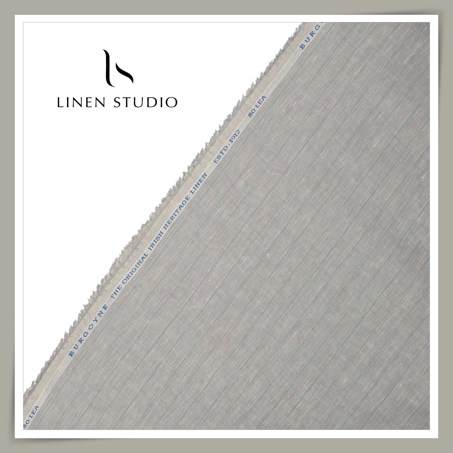 80 Lea Pure Linen Premium Shirting by Burgoyne - 14102/02 (NEW)