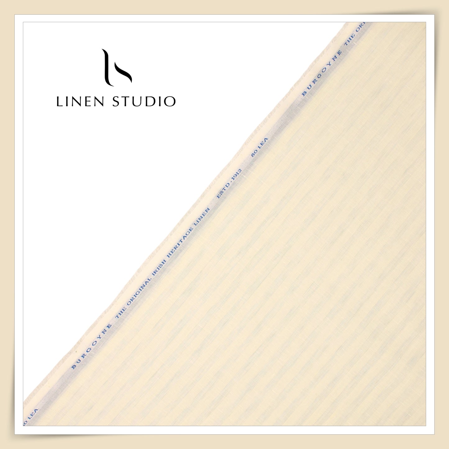 80 Lea Pure Linen Premium Shirting by Burgoyne - 14122/04 (NEW)
