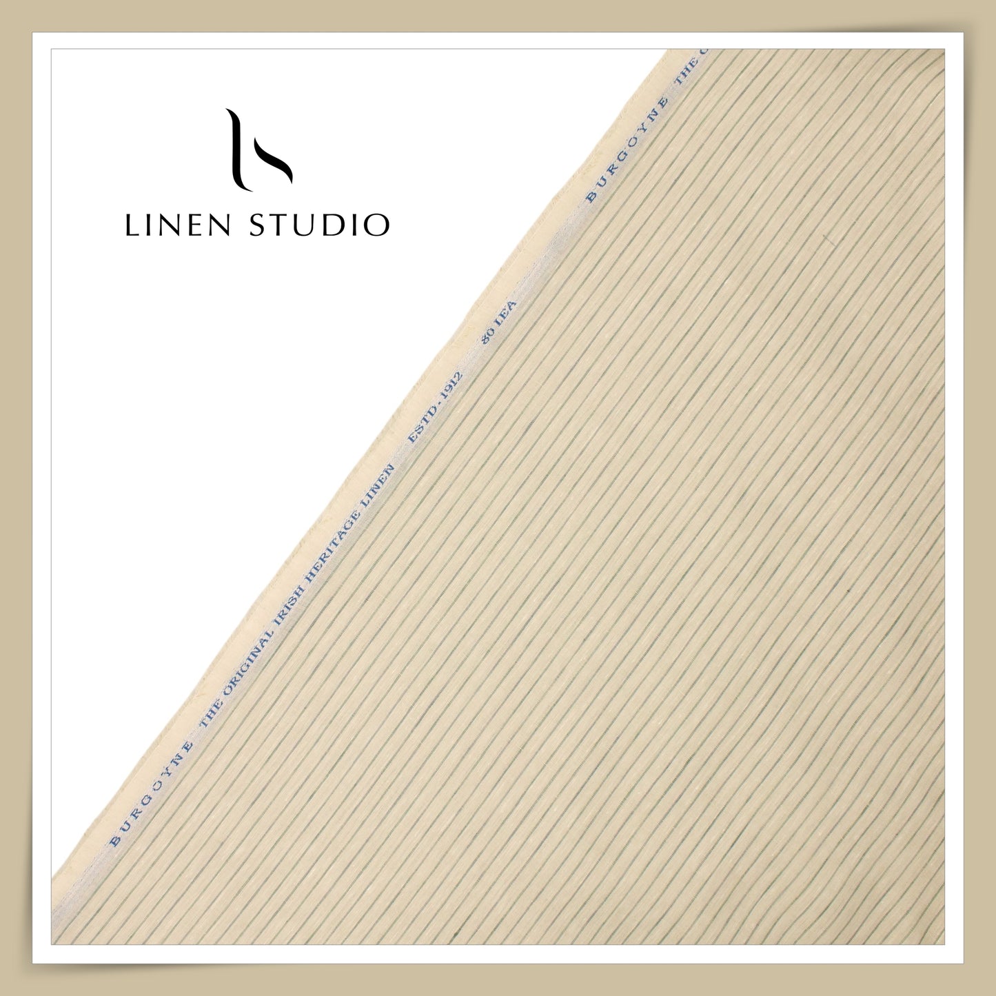 80 Lea Pure Linen Premium Shirting by Burgoyne - 14133/06 (NEW)