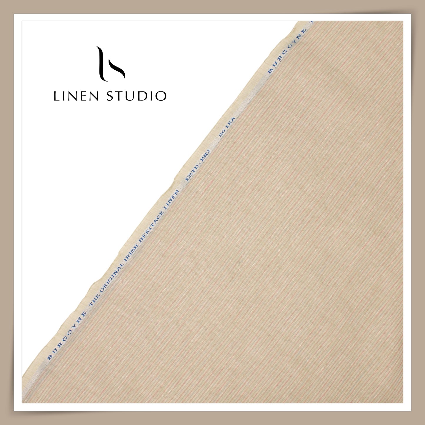 80 Lea Pure Linen Premium Shirting by Burgoyne - 14151/05 (NEW)