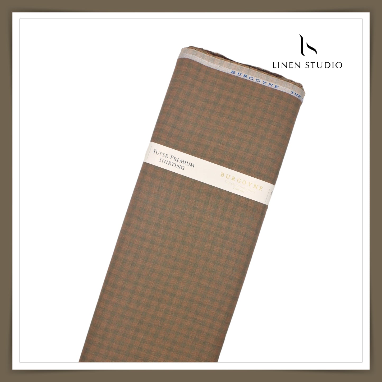 80 Lea Pure Linen Premium Shirting by Burgoyne - 14166/01 (NEW)