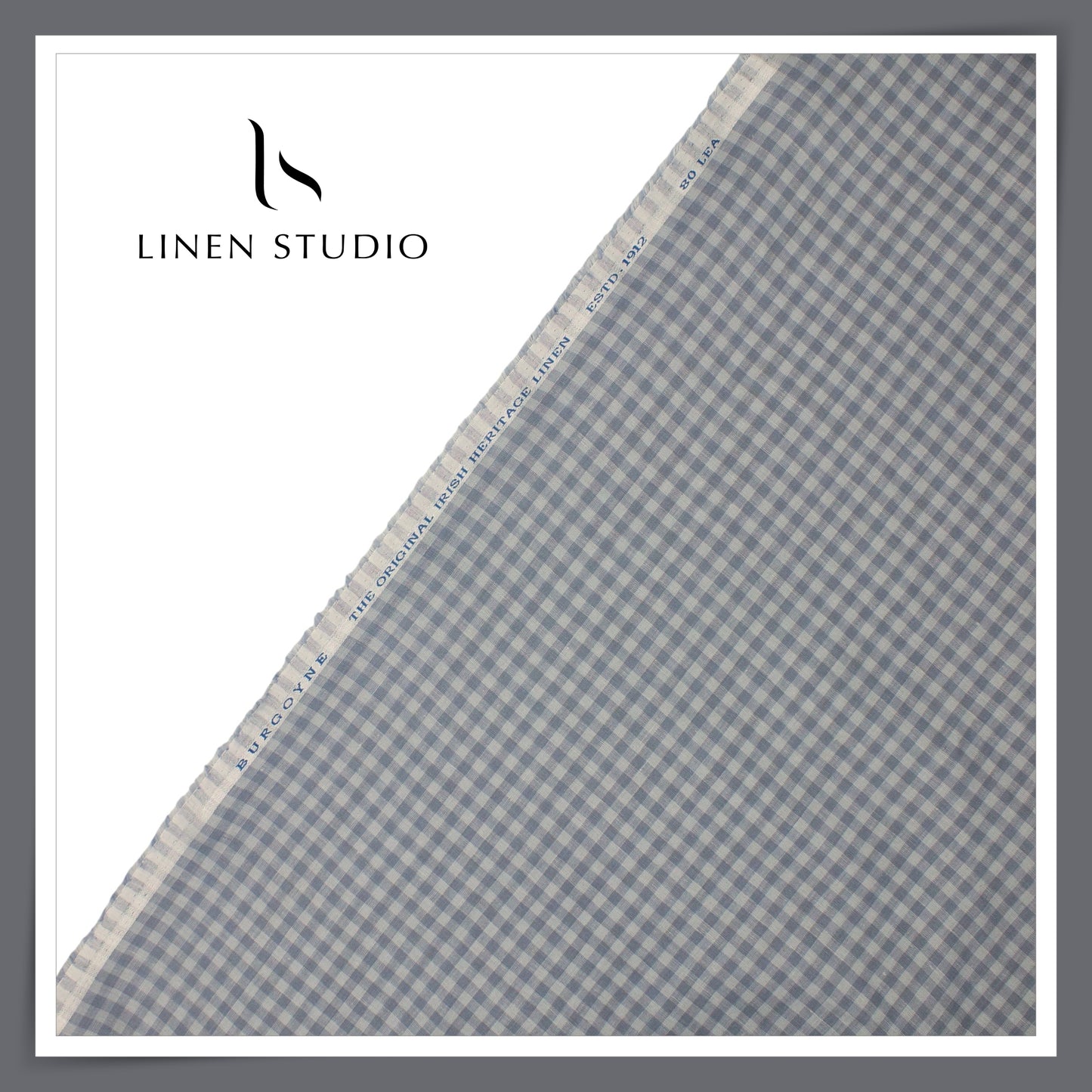 80 Lea Pure Linen Premium Shirting by Burgoyne - 14177/01 (NEW)