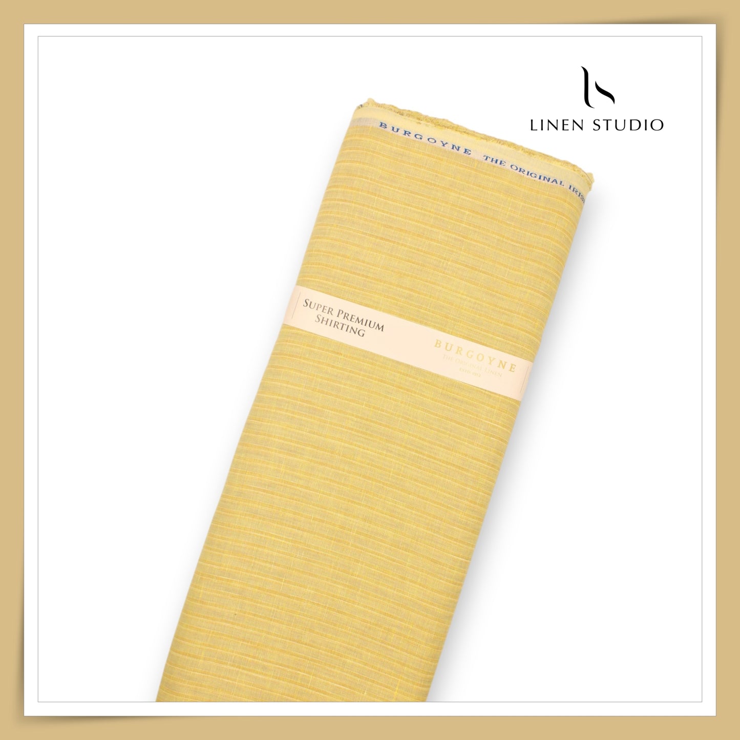 80 Lea Pure Linen Premium Shirting by Burgoyne - 14189/01 (NEW)