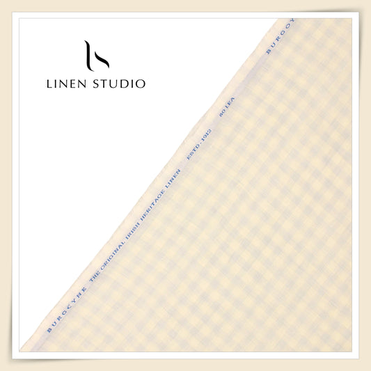 80 Lea Pure Linen Premium Shirting by Burgoyne - 17006/01 (NEW)