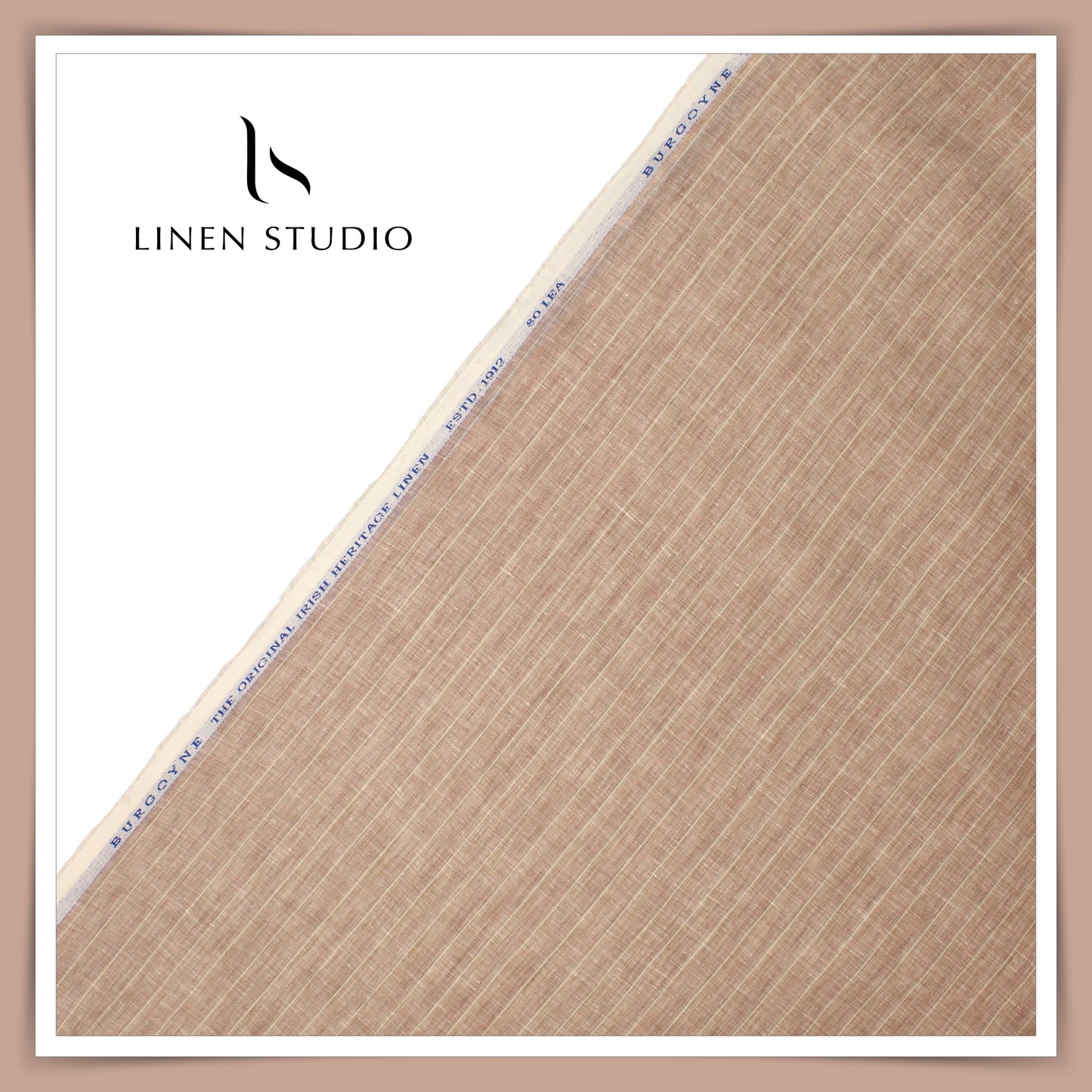 80 Lea Pure Linen Premium Shirting by Burgoyne - 17010/01 (NEW)