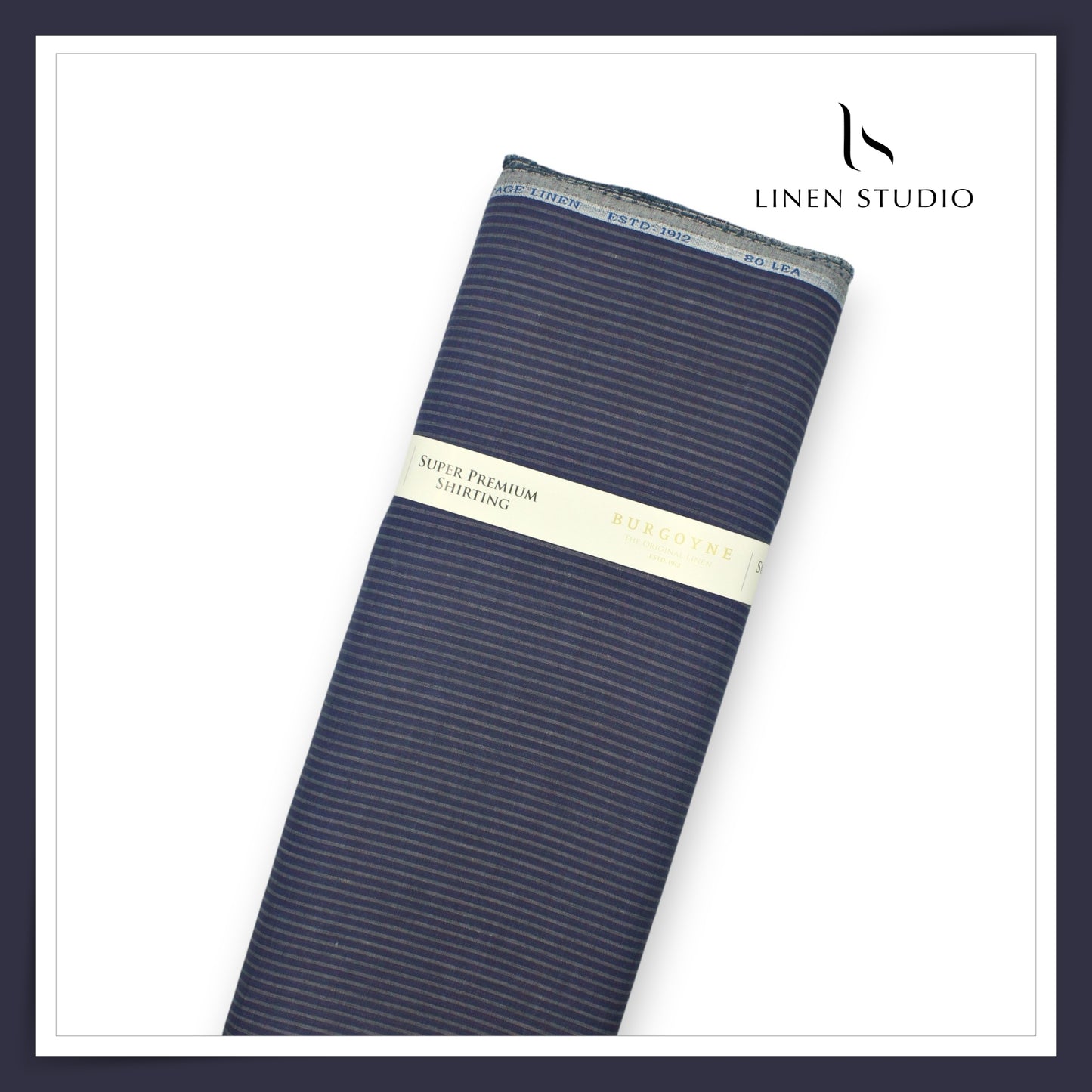 80 Lea Pure Linen Premium Shirting by Burgoyne - 17204/03 (NEW)