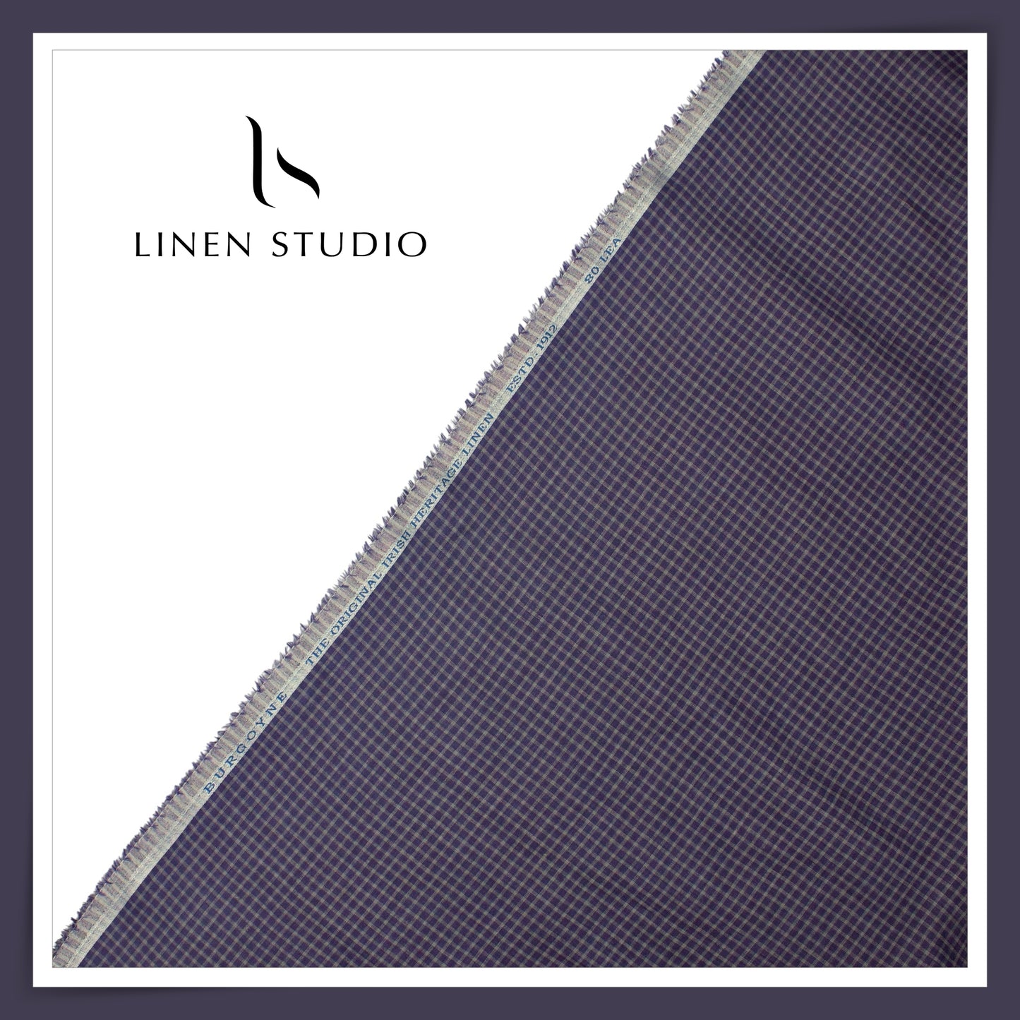 80 Lea Pure Linen Premium Shirting by Burgoyne - 17205/01 (NEW)