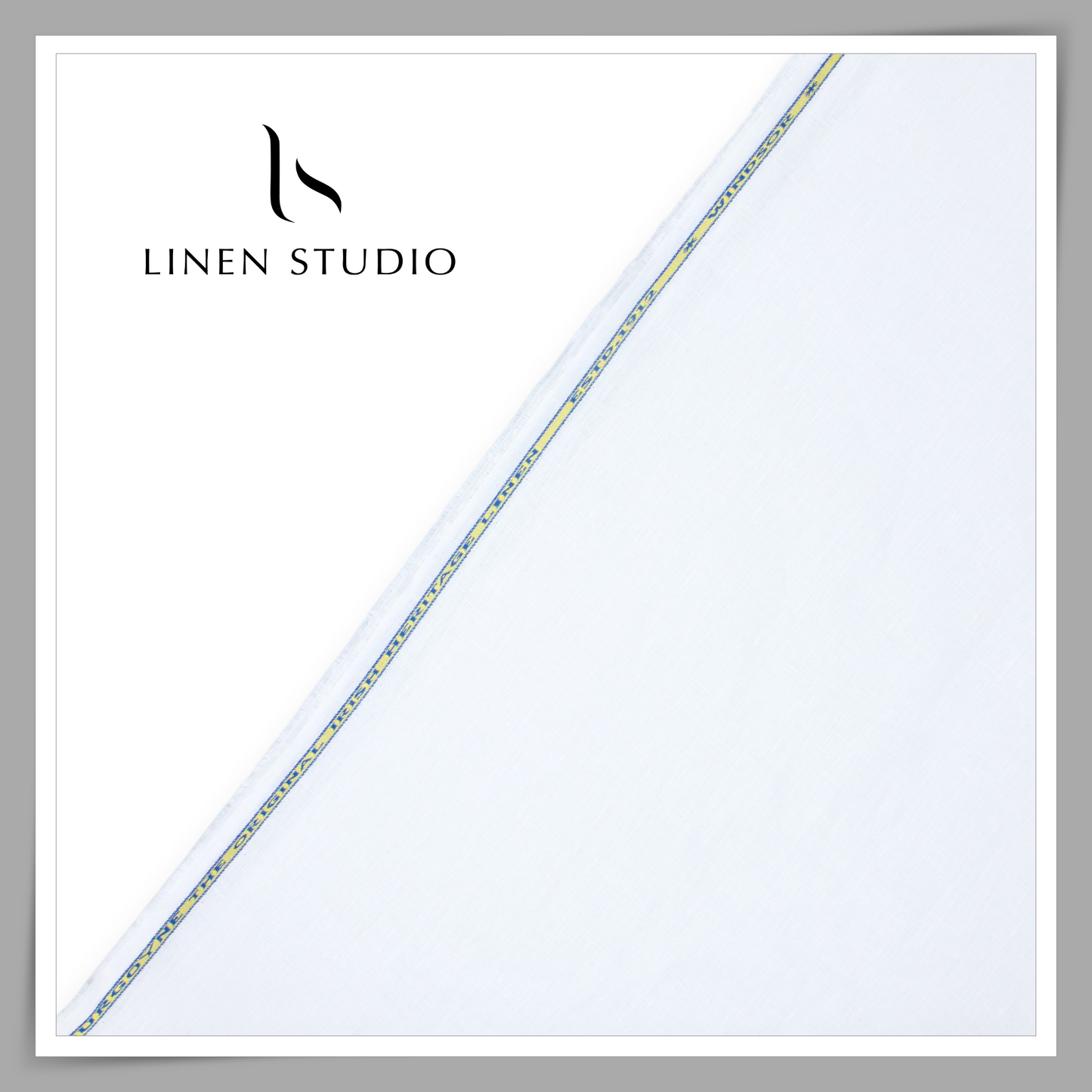 Super White 40 Lea Premium Linen Suiting by Burgoyne - Windsor (NEW)