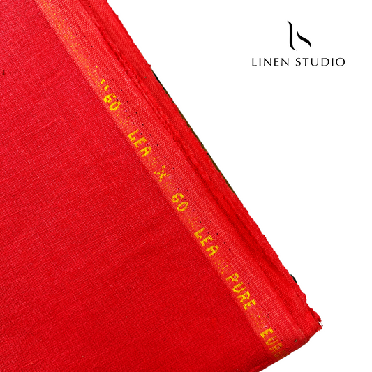 Linen Fiesta 60 Lea Plain Single Tone Shirting - B 410