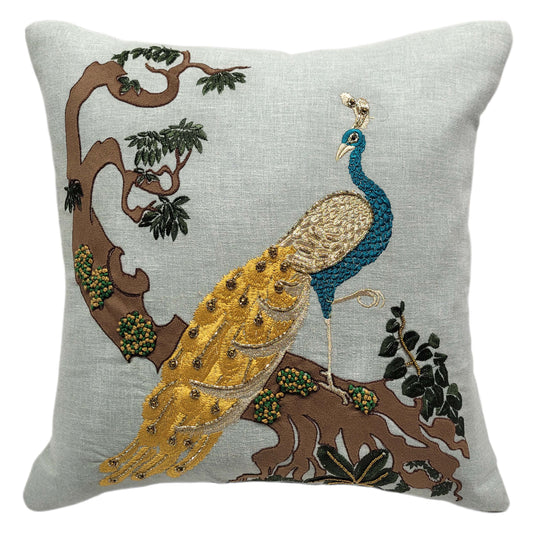 Peacock 16 x 16 Cushion Cover (50% SALE)