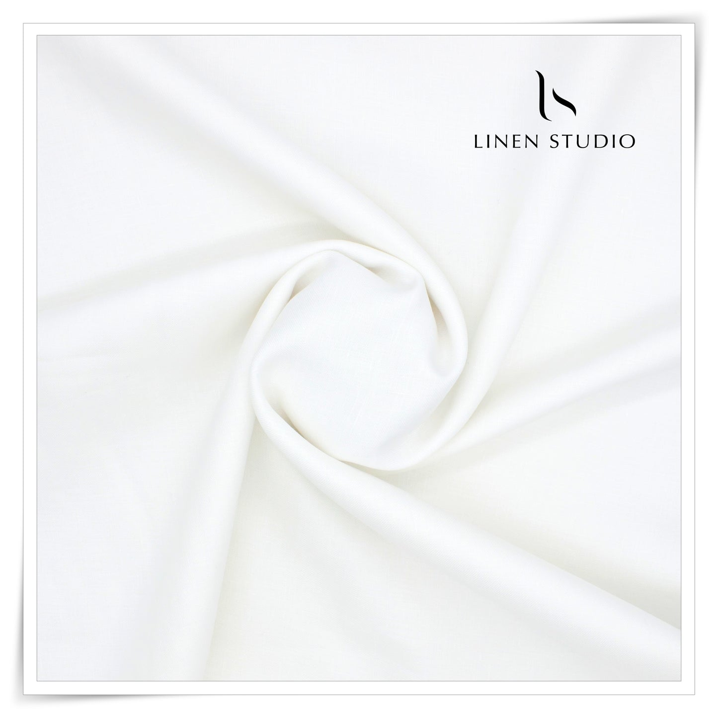 80 Lea Twill Super White Shirting by Burgoyne - Linen Studio