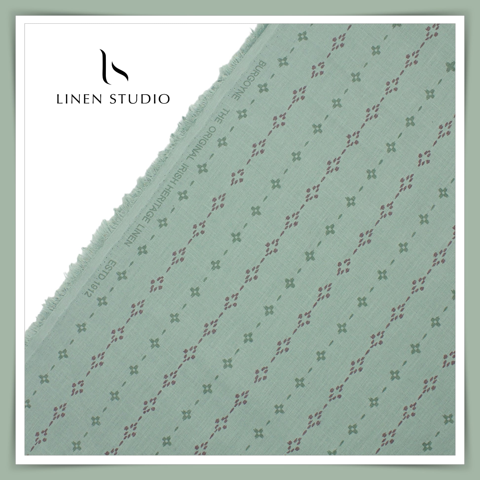 Burgoyne Digital Printed Premium Linen - 20 - Linen Studio