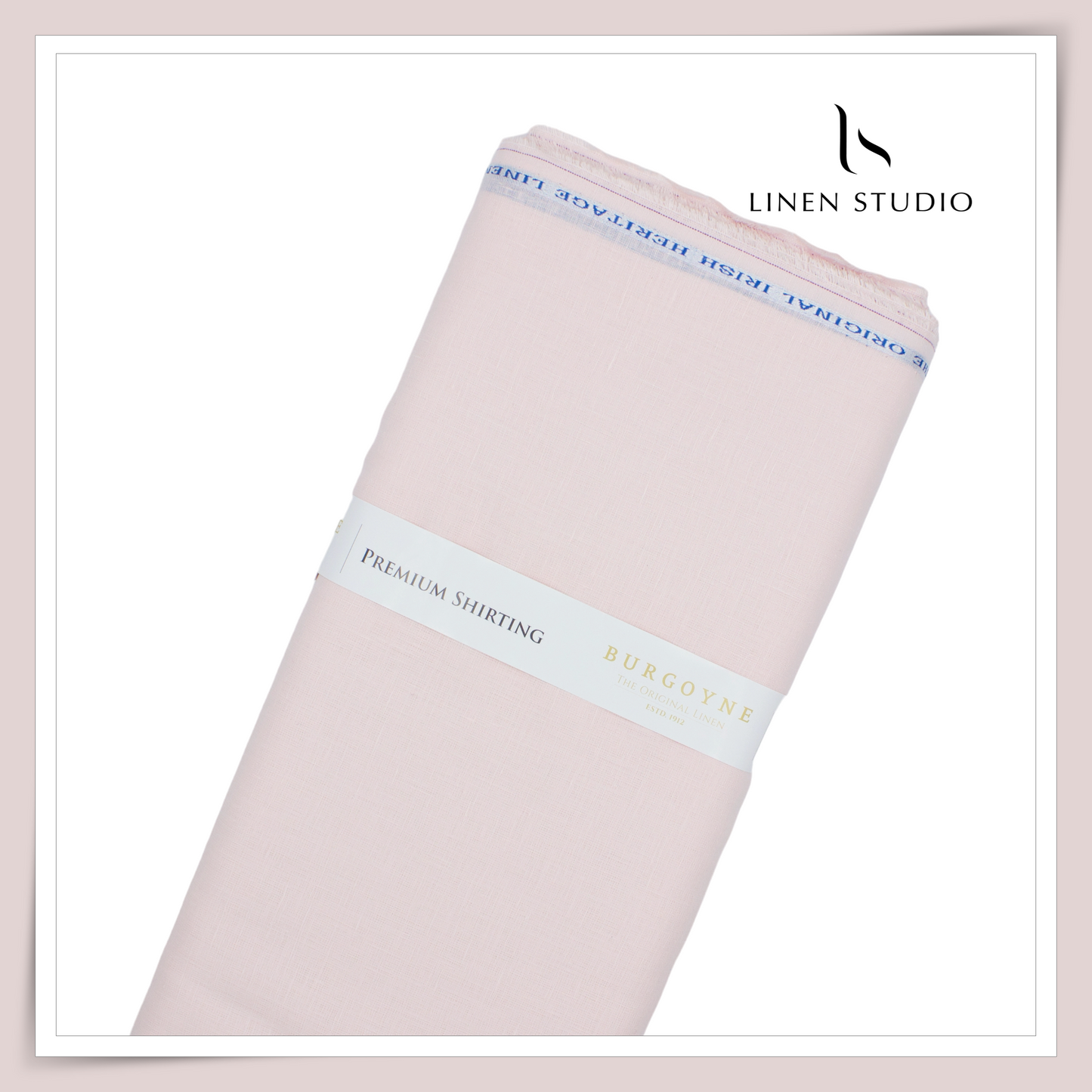 Burgoyne Premium Linen 70 Lea - Pastel Pink