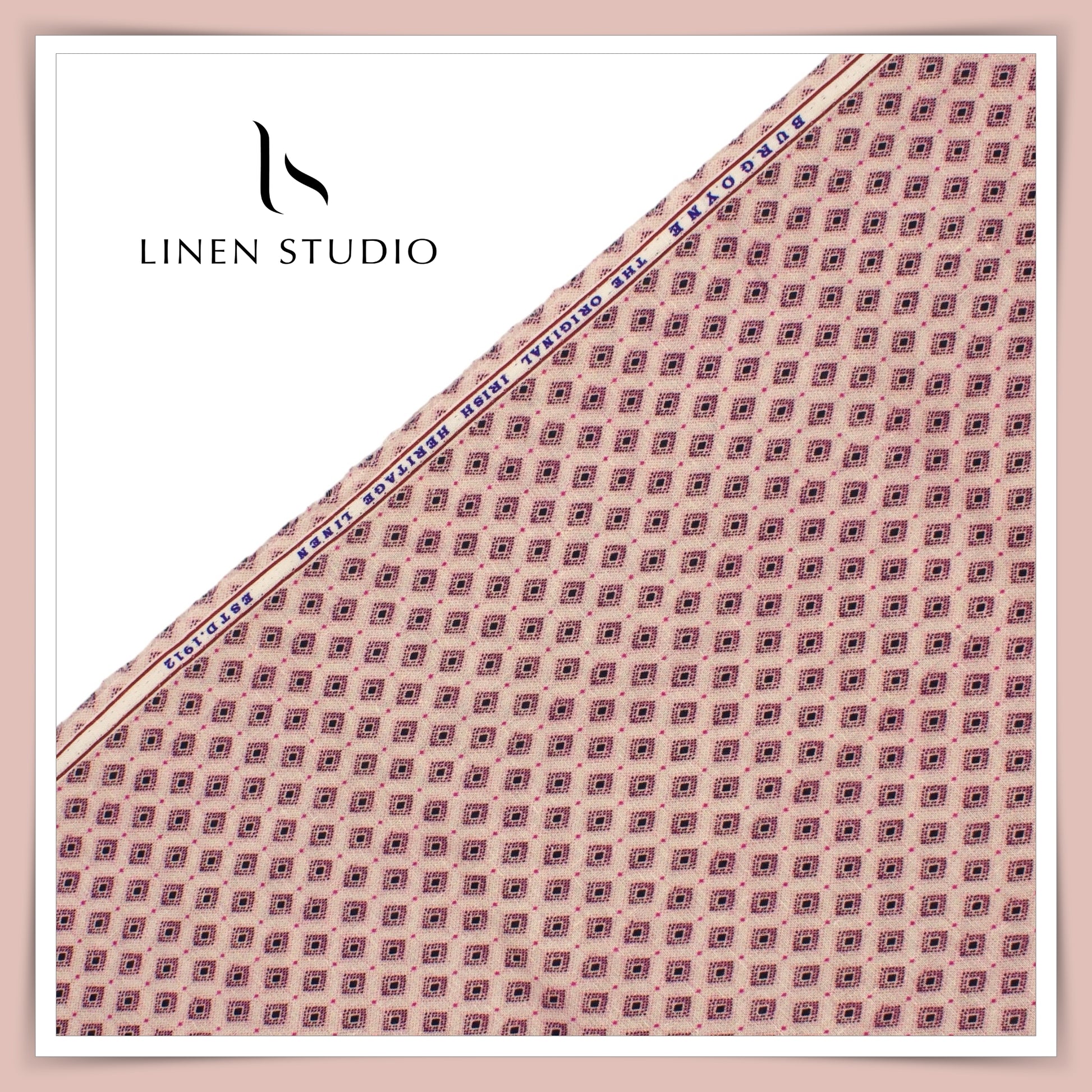 Burgoyne Digital Printed Premium Linen - 18 - Linen Studio
