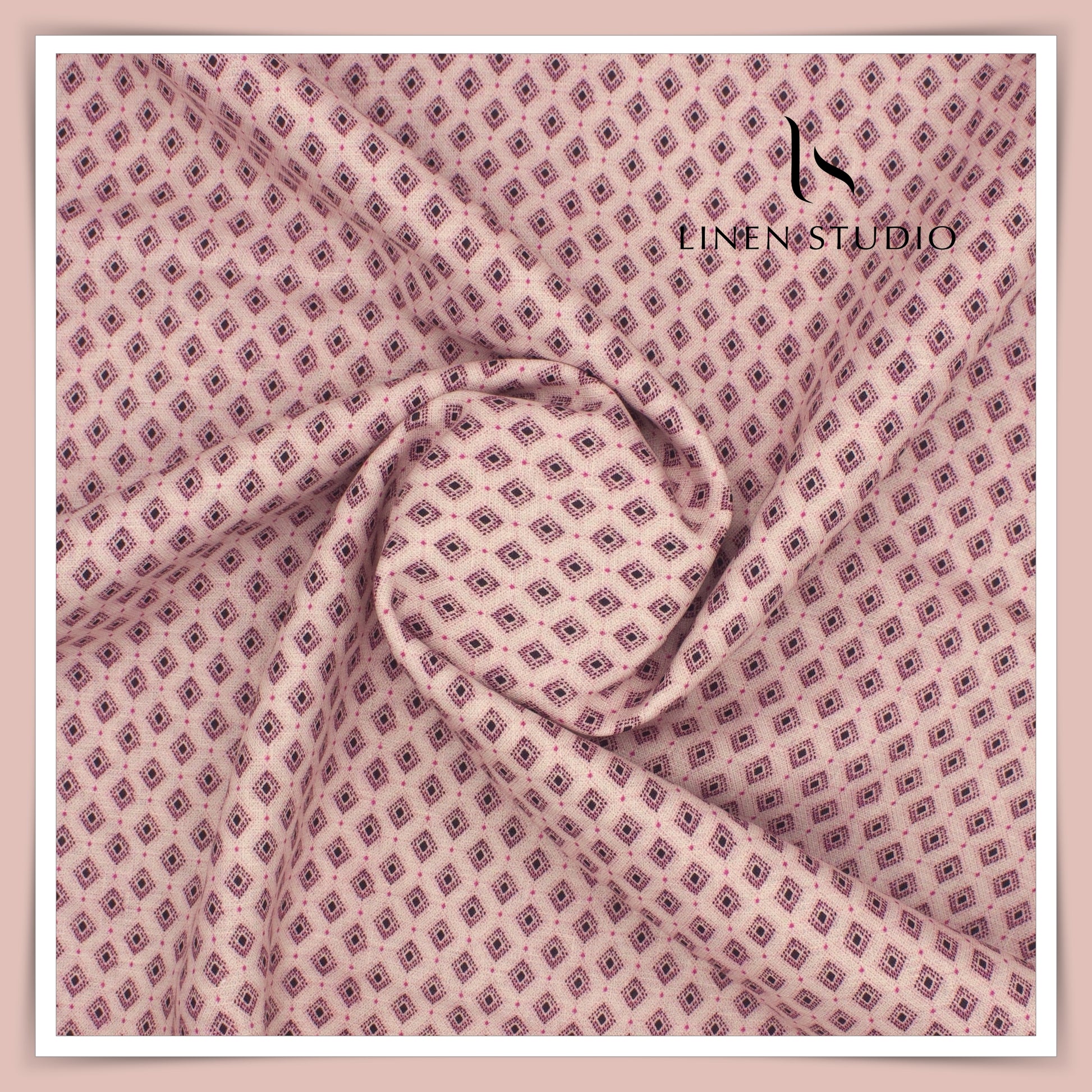 Burgoyne Digital Printed Premium Linen - 18 - Linen Studio