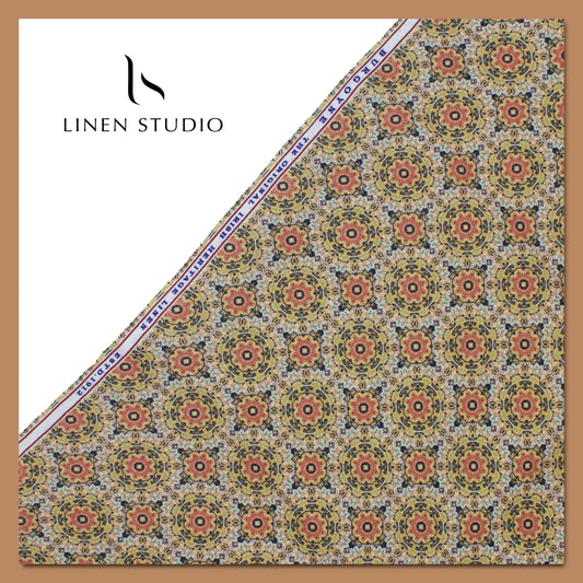 Pure Linen Printed Shirting - 30% SALE 06 - Linen Studio