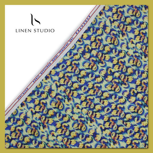 Pure Linen Printed Shirting - 30% SALE 09 - Linen Studio