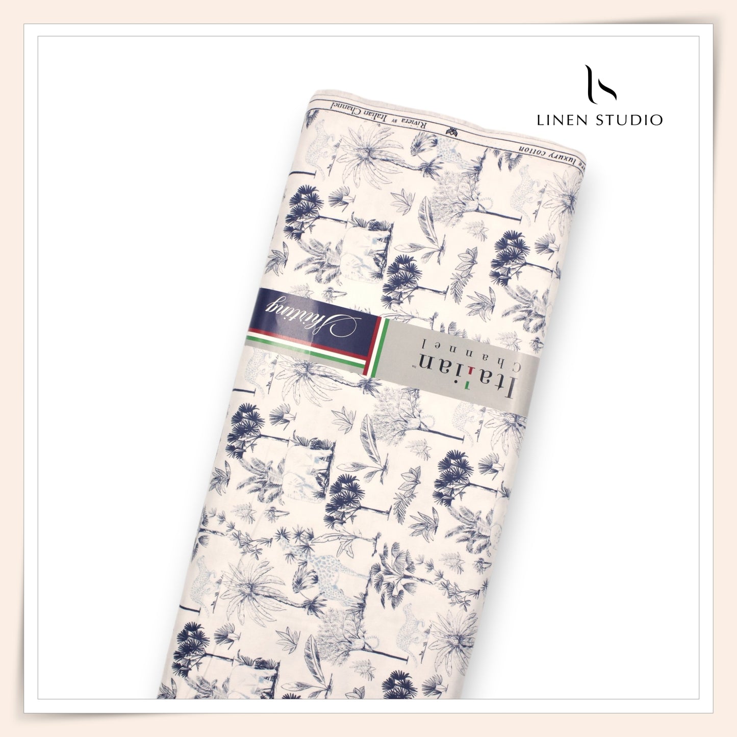 100% Luxury Cotton Digital Printed Shirting by Italian Channel - Jungle Book 3 (NEW)