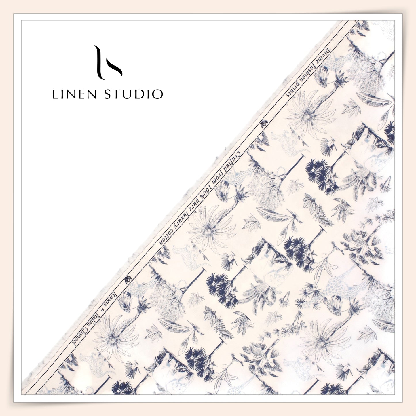 100% Luxury Cotton Digital Printed Shirting by Italian Channel - Jungle Book 3 (NEW)