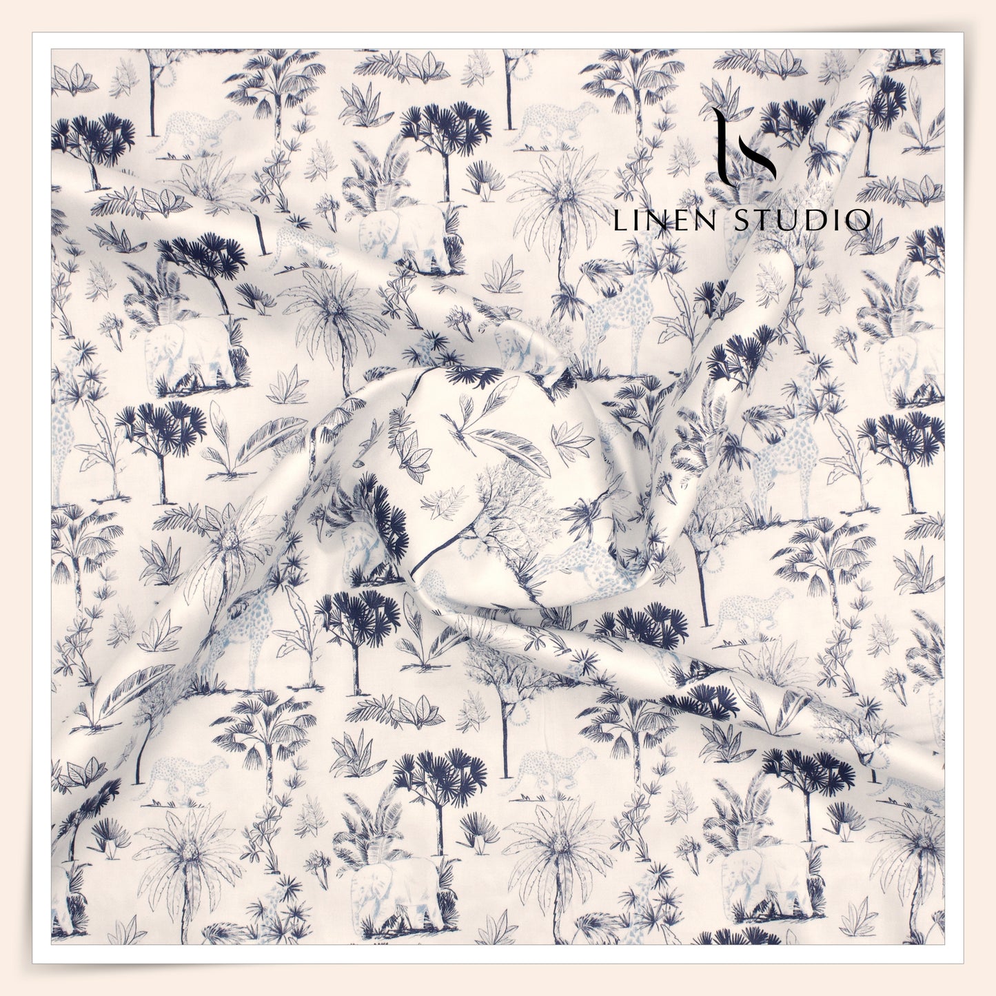 100% Luxury Cotton Digital Printed Shirting by Italian Channel - Jungle Book 3 (NEW)