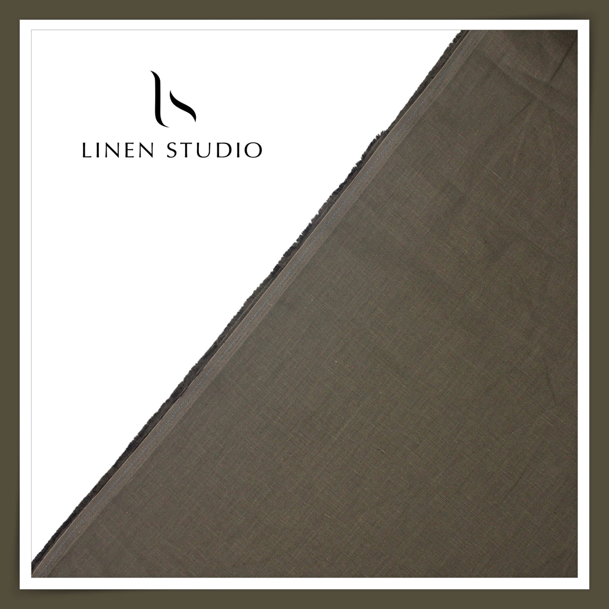 Linen Club 40 Lea Pure Linen Suiting W/O SEL - Soya Bean (30% SALE) (NEW) (Fastest Selling)