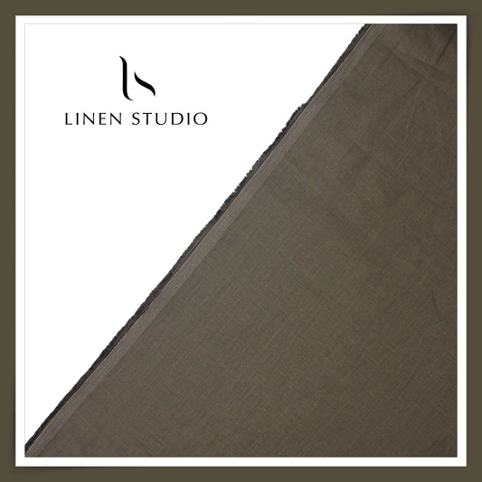 Linen Club 40 Lea Pure Linen Suiting W/O SEL - Soya Bean (30% SALE) (NEW) (Fastest Selling)
