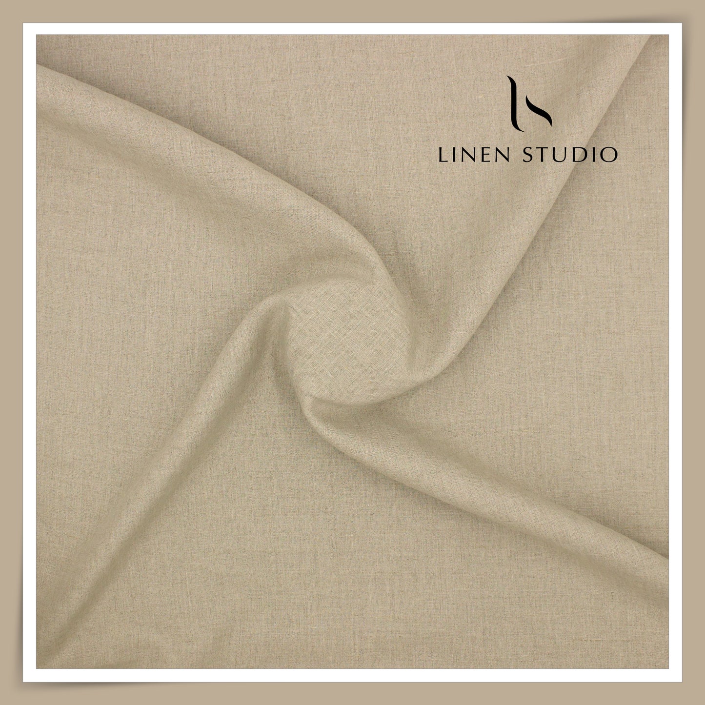Linen Club 60 Lea Pure Linen Shirting W/O SEL - Natural (45% SALE) (NEW)
