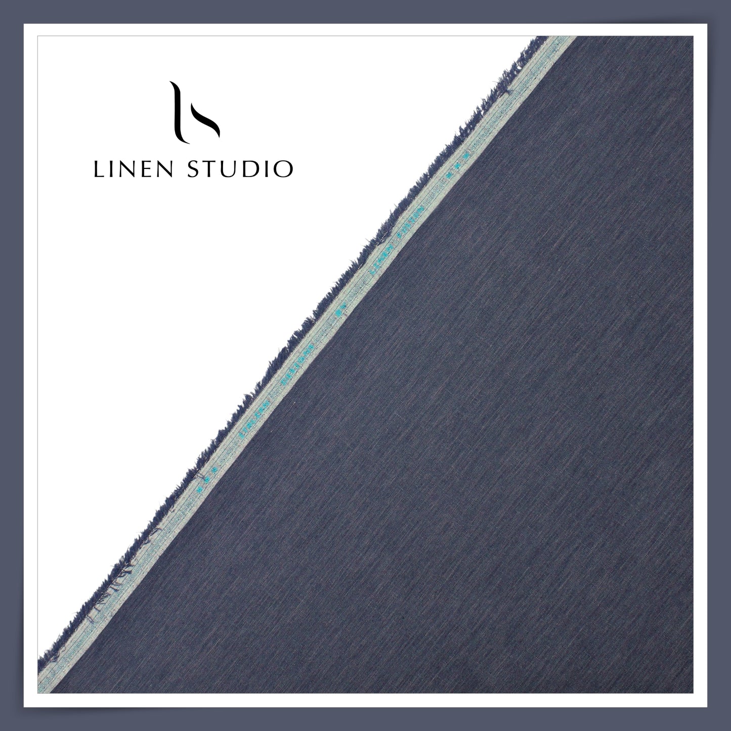 Fusion Fabric by Linen Fiesta, Cotton 70% & Linen 30% - River Bed (NEW)
