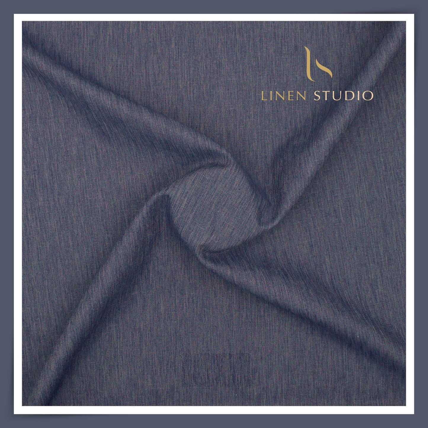 Fusion Fabric by Linen Fiesta, Cotton 70% & Linen 30% - River Bed (NEW)