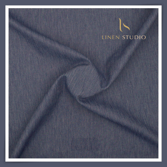 Fusion Fabric by Linen Fiesta, Cotton 70% & Linen 30% - River Bed (Last Pc)