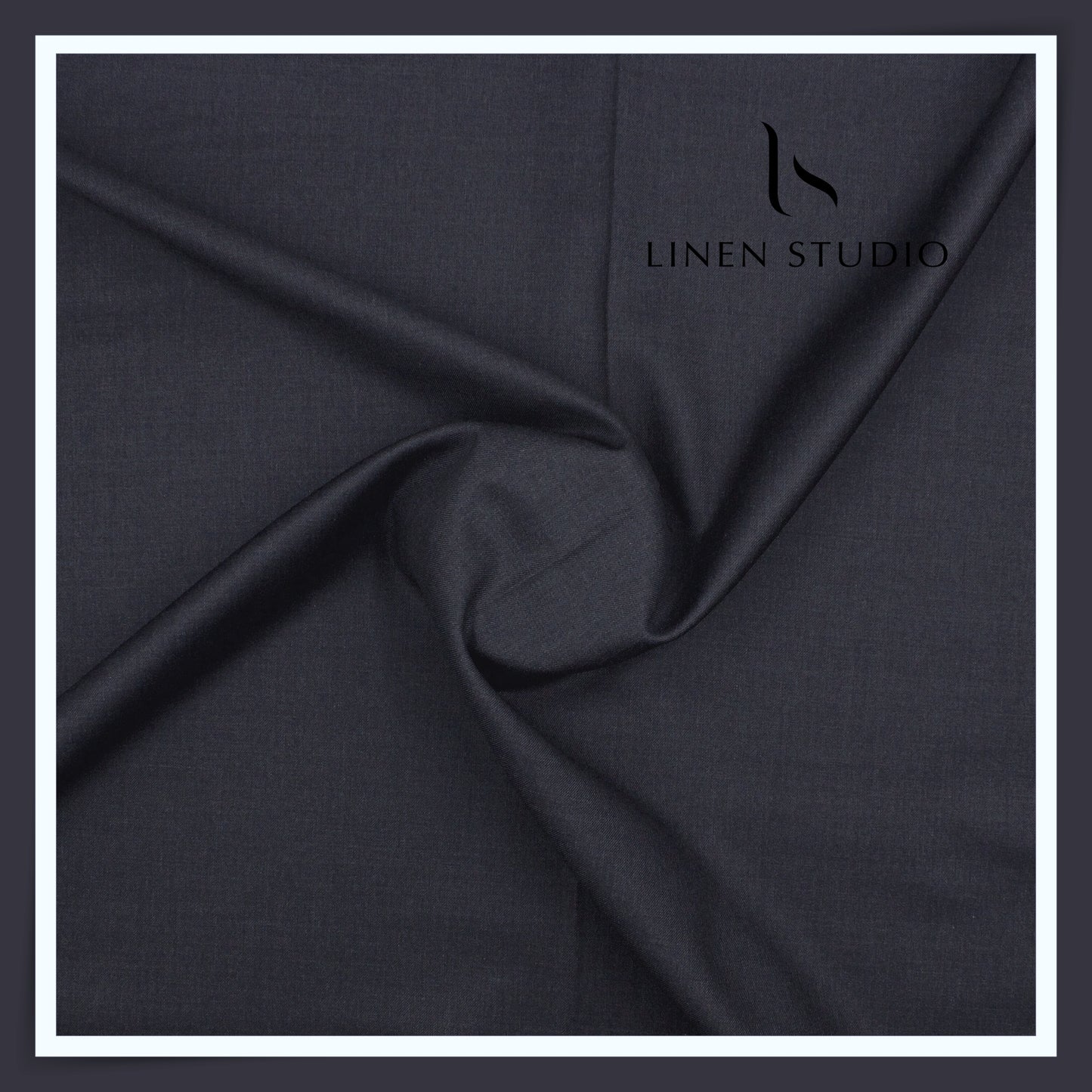 100's Australian Merino Wool Suiting by D&J - Baltic Blue (NEW) (Italian Designer Collection)