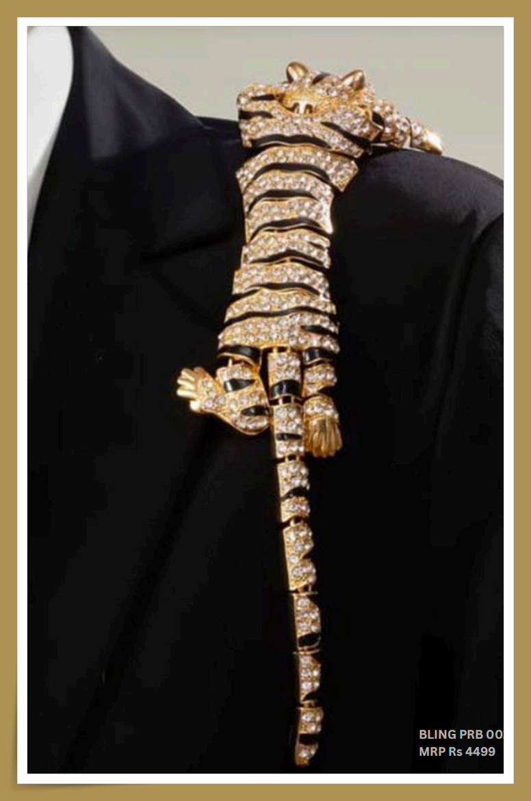 Exclusive Brooch -  Golden Tiger (NEW)