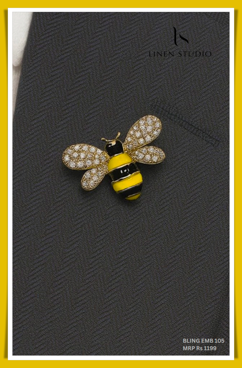 Brooch - Golden Bumble Bee (NEW)