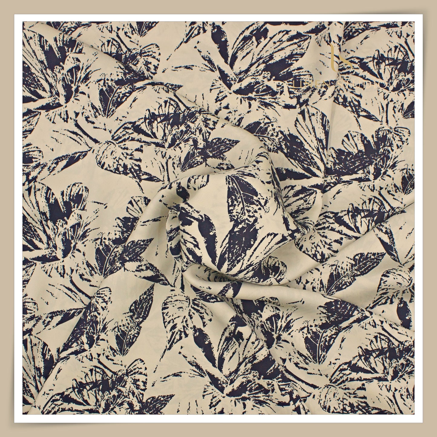 Silk & Giza Cotton Printed Premium Wrinkle Free Shirting by D&J Italy - Voile (NEW)